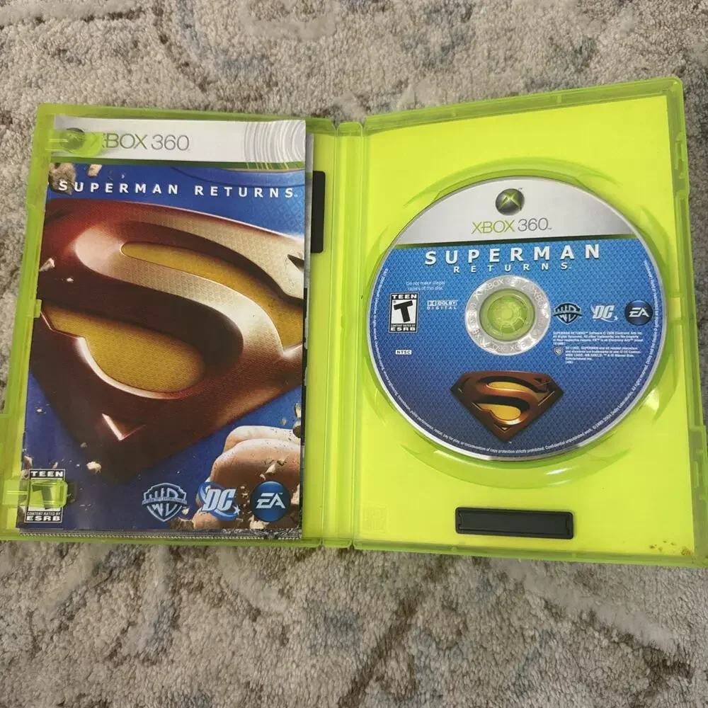 Superman Returns (Microsoft Xbox 360, 2006) CIB Tested